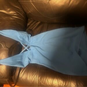 Blue Sleeveless Dress